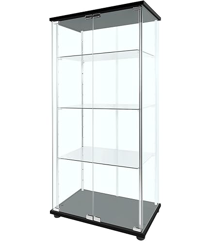 Amazon.co.jp: IKEA/イケア HAUGA/ハウガ：キャビネット ガラス扉