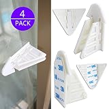 キーレスSliding Windowsロックとガラスドアロック安全ロックベビー校正クローゼット、シャワー、プール、のパティオ – Childproof with 3 M Adhesive – Noねじ