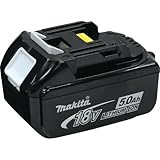 Makita マキタ 18V 5.0ah 純正 リチウムイオン バッテリー BL1850B 電池残量インジケーター有り／純正保護カバー・弊社オリジナル外箱付き [並行輸入品]