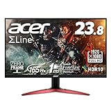 Acer公式 ゲーミングモニター SigmaLine 23.8インチ KG241YSbmiipx フルHD 165Hz 1ms (VRB)