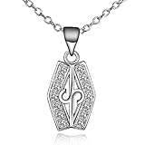 GeorgeLZQ ファッション ペンダント 高品質 ネックレス AAA CZキュービックジルコニア ジュエリー アクセサリー