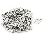 120Pcs 6.3ミリメートル0.25" 真鍮圧着端子メススペードコネクタ