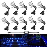 スポットガーデンライト FVTLED おしゃれなライト LED照明 DC12V 0.4W IP67防水仕様 パスライト庭園の外灯 埋込み式ライト 芝生 広場 屋外照明 エクステリアライト 省電力 10