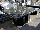 ガーデンファニチャー ノルウェー産出エメラルドパール 天然 石テーブル