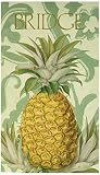 Royal Pineapple Bridge Game Score Pad