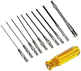 Xcelite 99PS40V 11-Piece Series 99 SAE Allen Hex Socket Type Screwdriver Set [並行輸入品]