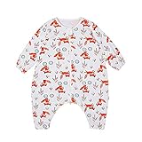 Kesoto ベビー小物　新生児用寝袋　寝袋　ベビーおくるみ　寝具　ブランケット　写真撮影　全3色 - 狐, 3-4T