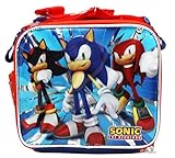 Blue and Red Sonic the Hedgehog Team Lunch Bag [並行輸入品]