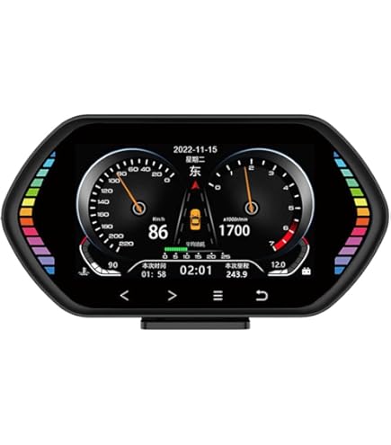 A600‐日本語版　OBD2/GPSモード　ヘッドアップディスプレイ Amazon.co.jp: 【2023年日本語版 新登場】OBD2/GPSモード ヘッド