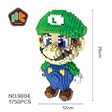 ダイヤモンド 小さな粒子 積み木 ブロック 知育 玩具 贈り物 誕生日プレゼント スーパーマリオ green 1750個