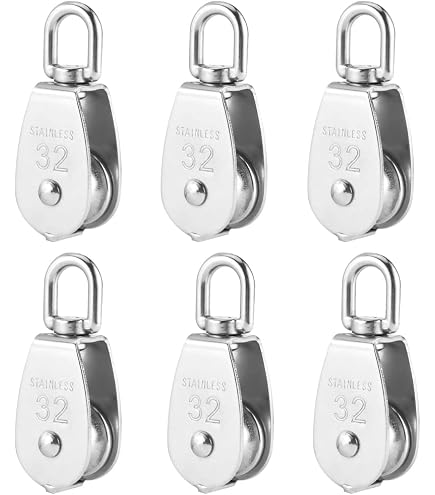 Lightweight Heavy Duty Wire Rope Snatch Block With Swivel Hook