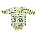【SiShuNon/SKAPE】大花・羊長袖ボディシャツ エスケープ ベビー 男の子 女の子 大花 フラワー ひつじ 長袖 ボディシャツ 90 6 イエロー