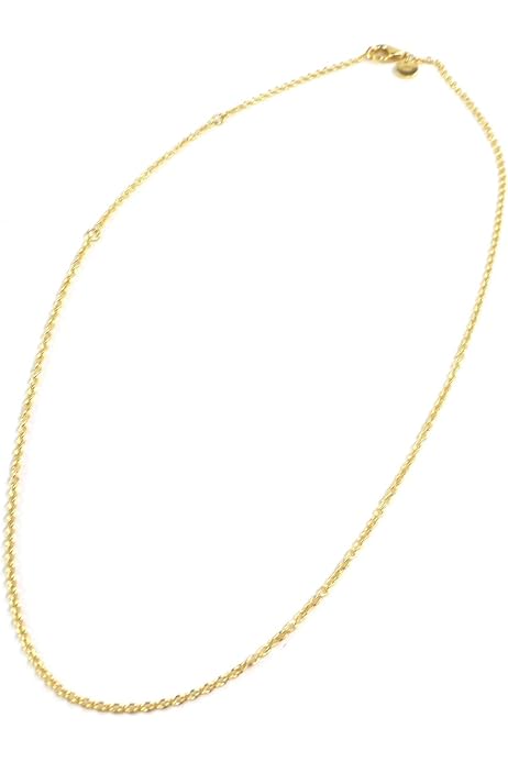 Amazon | [トムウッド] ネックレス N01019VBX01S925-9K Square Chain 