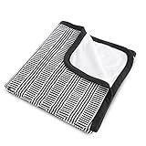 Oilo Stroller Blanket Black/White [並行輸入品]