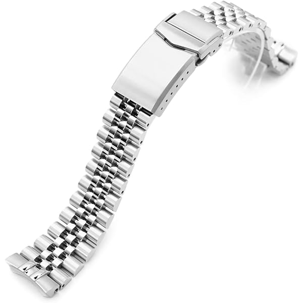 Amazon | [MiLTAT] 20mm メタル時計バンド ステンレススチール ANGUS