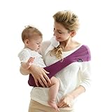 Comfortable, Light, Easy Baby Sling + 100% Money Back Guarantee! Breathable - Avoid Heat Rashes duri