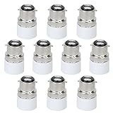 SODIAL(R)10個B22-E14 LED電球ネジアダプタコンバータ