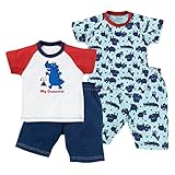 西松屋 [EFD] 2セット半袖パジャマ（恐竜） 【100cm・110cm・120cm・130cm】　120