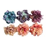 Fityle 全6種選べ　人工シルク　造花　結婚式　ホーム飾り　ヨーロッパ風　牡丹花頭　9センチメートル　10個　 - 多色, 9cm