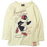 《H28年秋冬物》BOOM TOWNKIDS(ブームタウンキッズ) ペンギンスケートスラブ天竺長袖Tシャツ 120cm/オフ NO.F-961045