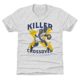 500レベルTim Hardaway Golden Stateバスケットボールユースシャツ – Tim Hardaway Crossover Kids Large (10-12Y) ホワイト