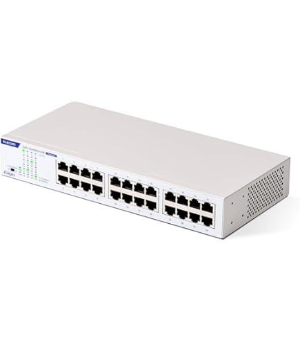 Amazon | エレコム スイッチングハブ ギガビット 24ポート マグネット