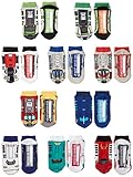 Linx(リンクス) あし鉄 電車柄キッズソックス(子供用靴下) 東西電車シリーズ 16~20cm 10足セット FA-08