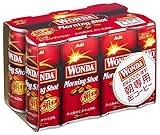 アサヒ飲料 ワンダモーニングショット 185g 6本パック