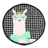 プレイマット おもちゃ 収納 赤ちゃん おむつ替えシート 厚手 play&go プレイアンドゴー ソフト ラマ 直径120㎝ (PG9993)