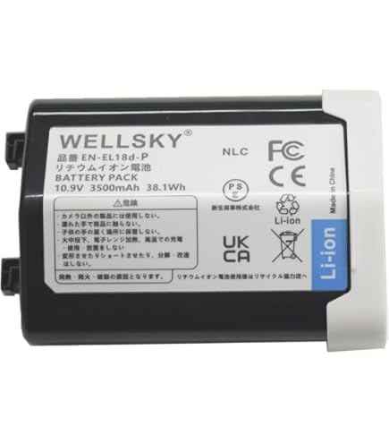 Amazon | Nikon Li-ionリチャージャブルバッテリー EN-EL18d ブラック