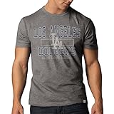 MLB Mens MLB Los Angeles Dodgers ' 47ブランドメンズScrum Basic Tee、スタイル1 (グレー) グレイ