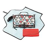 スキップホップ おむつ替えシート付きポーチ Pront Mini Changer プロントミニチェンジャー おむつポーチ (Triangle) 202025 [並行輸入品]