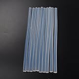 50個 高粘性透明接着剤スティック電気ホットメルトガン用クラフトアクセサリー7mmx100mm