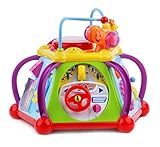 LIDODO ライトがあるミュージカルアクティビティキューブ遊びセンター、１５の機能とスキルあり