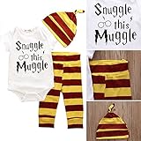 KJshop ベビー服 帽子付きストライプ (80)