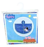 Peppa Pig - George The Pirate Children's Blue Waterproof Rain Poncho - EXTRA SMALL