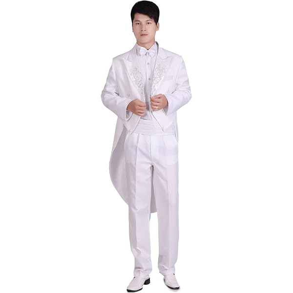 Amazon.co.jp: [Joel Ding's Store] メンズ マジシャン服 燕尾服