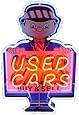 ネオンサイン 「USED CARS」 ／ネオン管／インテリア・照明／アメリカン雑貨／