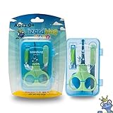 Safe Baby Nail Clippers Set with Baby Scissors, Baby Clipper, and File. Complete Safe Care for All C