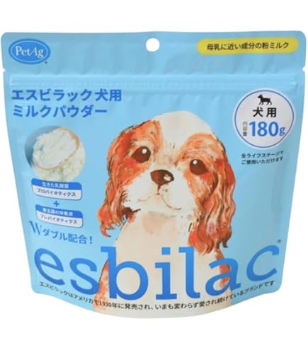 Amazon | エスビラック 犬用 ヤギミルクパウダー 180g | エスビラック
