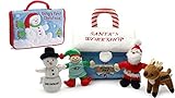 Baby's First Christmas Santa's Playset & Photo Album Gift Bundle by Genius Baby Toys