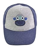 C-Princess子供 帽子 キャップ ハット キッズ ベビー 赤ちゃん 男の子 かわいい おしゃれ 野球 アウトドア UVカット 熱中症対策 (44-46cm, A)