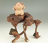 いよじ園 【盆栽卓】 天然根卓 （みずき）小品サイズ ［高：10cm 左右：14cm］【盆栽道具】【飾卓】【花台】【smtb-KD】