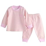 Snone子供　キッズ　コットン　長袖　パジャマ　かわいい　ストライプ　上下セット　秋冬向け　寝間着　ルームウェア