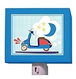 Oopsy Daisy Vroooom Night Light Blueaqua 5 X 4 [並行輸入品]