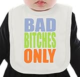 Bad Bitches Only ネクタイを有する有機ビブ Medium