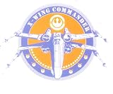 2インチRebel X Wing CommanderバッジAlliance Xwing FighterパイロットヘルメットロゴStar Wars Classic Episode IV取り外し可能な壁デ