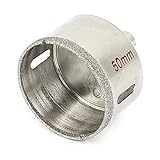 uxcell ダイヤモンドガラスホールソー　52mm長さ　切削直径50mm　タイル　カッティング