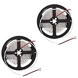 INIEIWO 2 rolls Waterproof 5M 5630 SMD 300 Leds 12V Strip Light Cool White Lamp 60leds/m Super B [並行