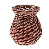 P Prettyia 織りバスケット　現代的　スタイリッシュ　フラワー　植物　ディスプレイ　バスケット　全4種　 - #1